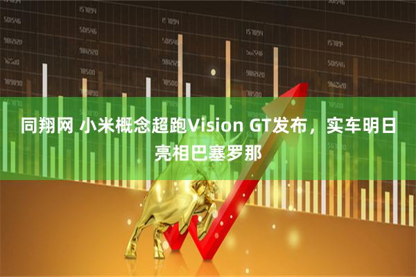 同翔网 小米概念超跑Vision GT发布，实车明日亮相巴塞罗那