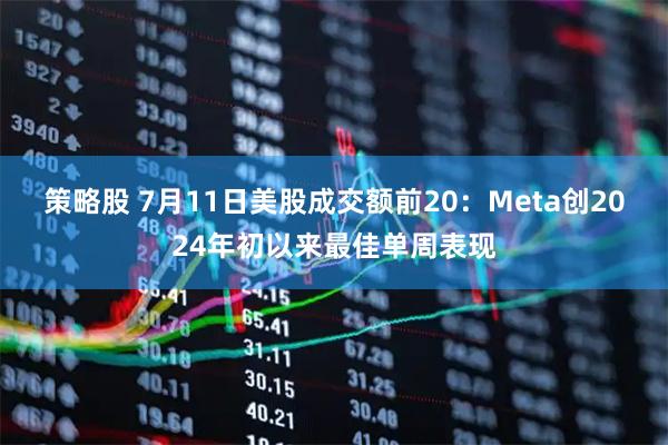 策略股 7月11日美股成交额前20:Meta创2024年初以来最佳单周表现